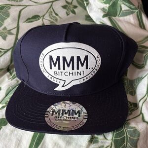 MMM Bitchin’ sauce Navy and Green Snapback